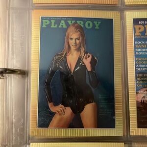 90s Vintage Playboy Chromium Cover Card Diane Davies Cover Collectors 1995 #38